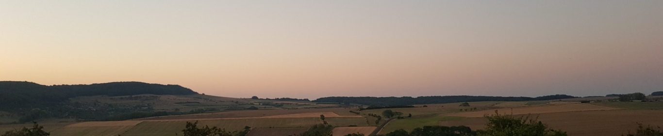 Vue de la campagne Lorraine depuis le verger des Chanottes