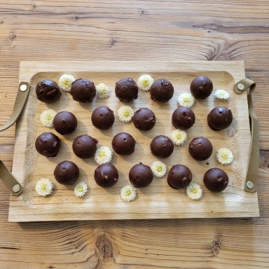 Boules craquantes à la mousse au chocolat