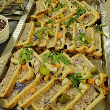 buffet traiteur : pâté en croûte