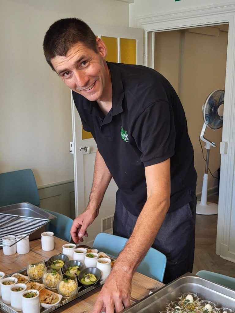 Le Chef, Mickaël GAIGNON en prestation de Chef à domicile